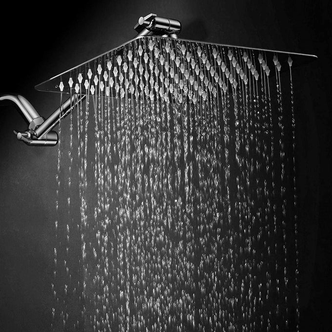 LUXURY ULTRA SLIM SHOWER HIGHPERFORMANCE DESIGN FOR A REFRESHING AND STYLISH BATH EXPERIENCE WITH STAINLESS STEEL CHROME 4X4