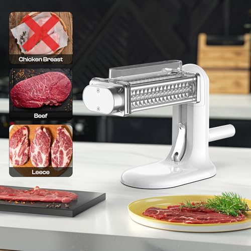 Cofun Manual Meat Tenderizer Tool, Meat Tenderizer Machine with Stainless Steel Gear, Steak Flatten Cuber Rolling Meat Poultry Tenderizer, Meat Tenderizer Kitchen Tool - Image 2