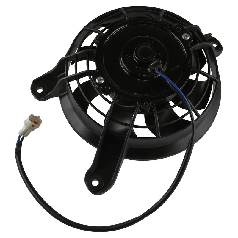 Caltric Radiator Fan Blower with Shroud Compatible with Yamaha Raptor 700 700R YFM700R 20132023