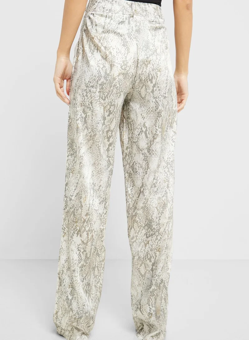 Ginger Printed High Waist Pants