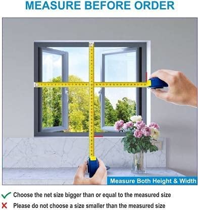 DIVAYANSHI Window Ready to Use 120 GSM Fiberglass Insect Net with Strong Self Adhesive Hook & Loop Tape (90 x 120 cm, Grey) - Image 2