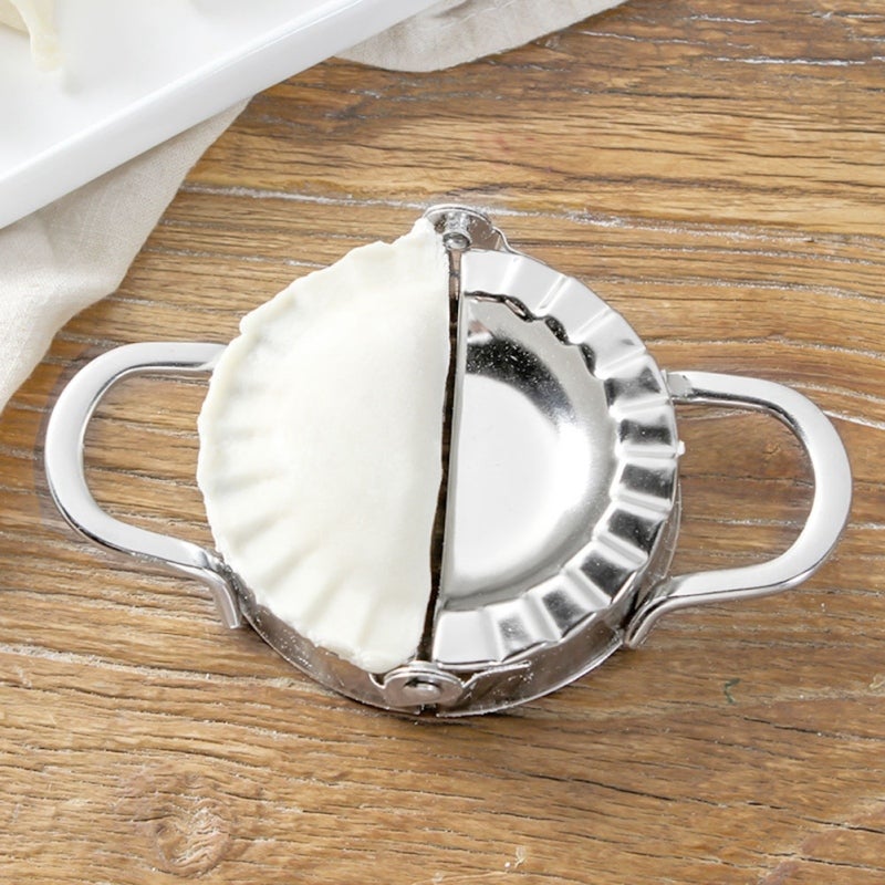 Dumpling Maker: 304 Stainless Steel - Easy One-Flip Seal Crimp, Durable Reusable Kitchen Tool for Family DIY Cooking - Image 4