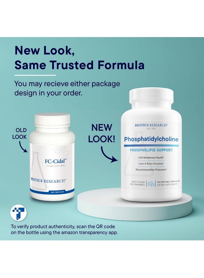 Biotics Research Biotics Research Phosphatidylcholine 420 mg/softgel, Healthy Cognitive Function, Derived from Lecithin, Contains Choline for Neurotransmitter Acetylcholine, 100 Servings - Image 3
