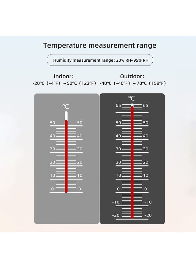 Generic Weather Station with Sensor Indoor Outdoor Thermometer Home Weather Stations  - Image 4