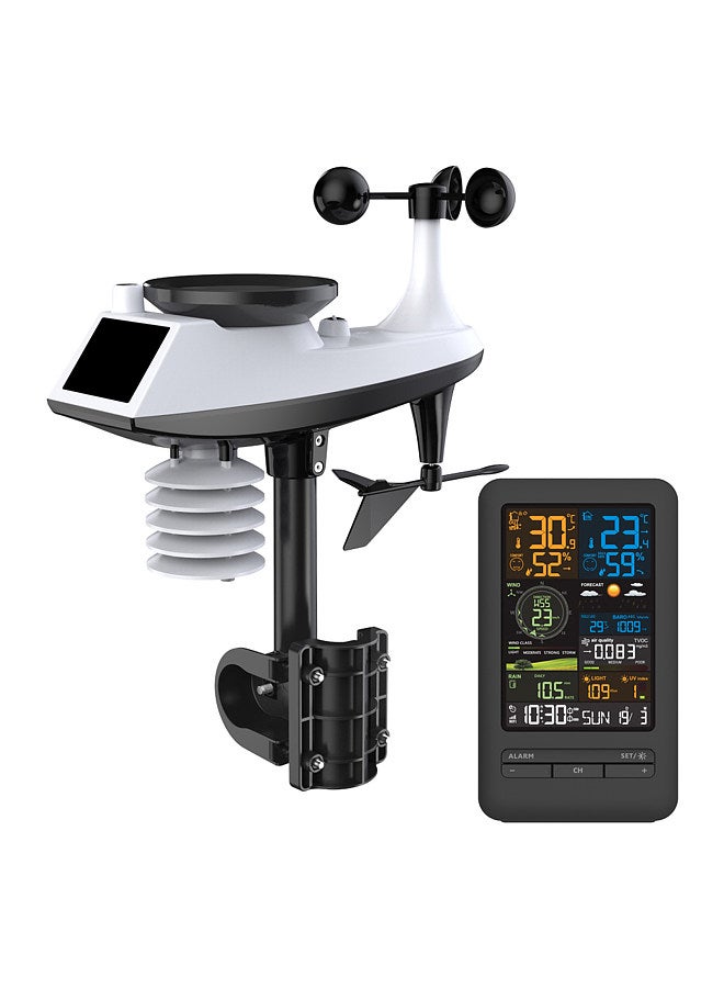 Generic Weather Station with Sensor Indoor Outdoor Thermometer Home Weather Stations  - Image 1