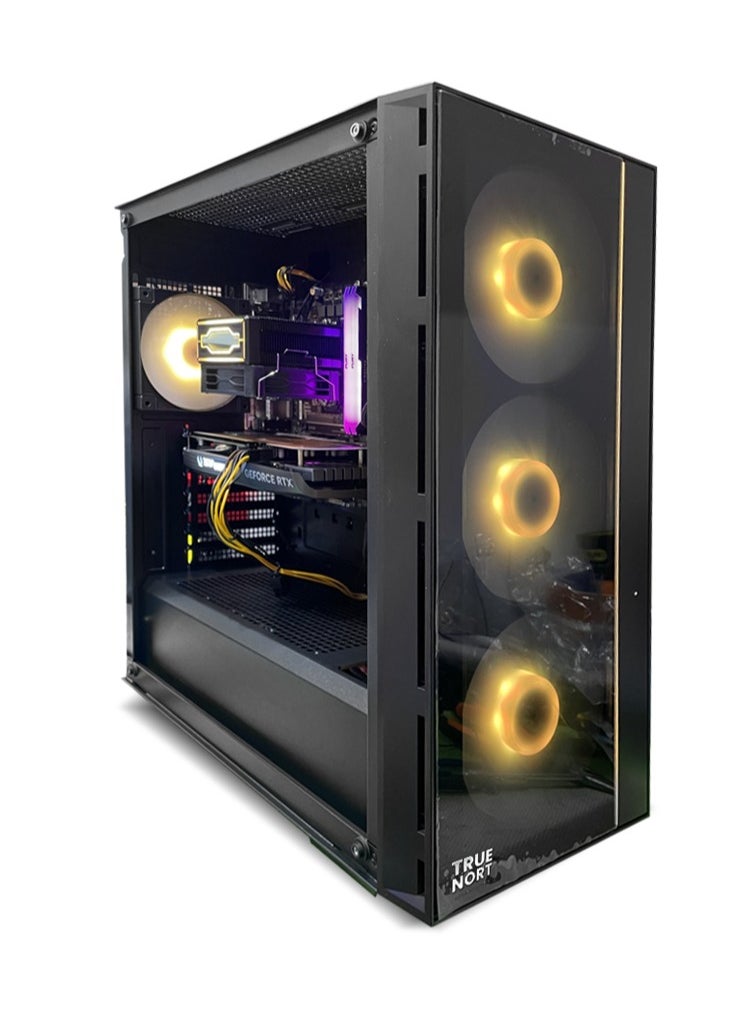 Truenort True Nort Gaming PC, AMD Ryzen 7-5800X,GTX 1650,16GB RAM,1TB SSD, Air Cooler 120 MM, Window 11 Pro, Black Case  - Image 2