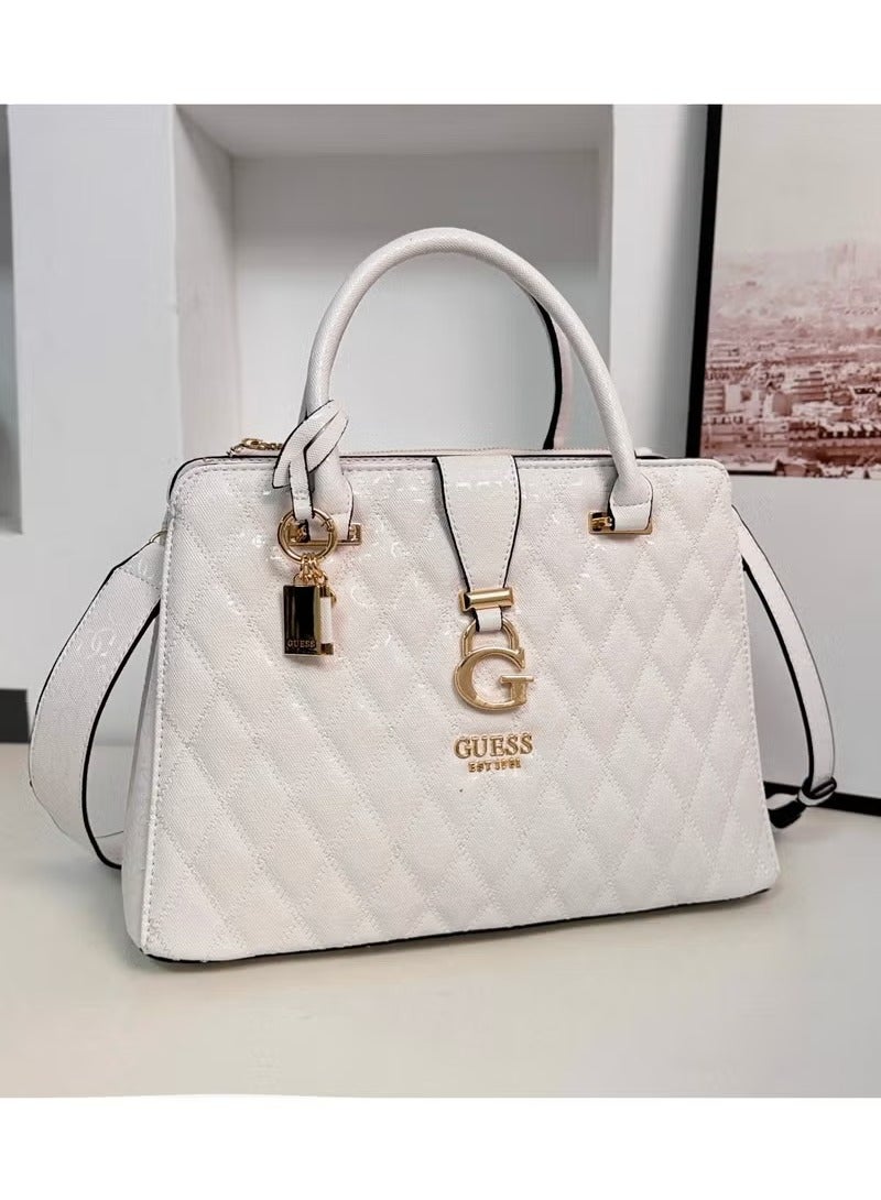 GUESS Women's Four-layer Large Capacity Tote Handbag Shoulder Bag 32.5×22×11.5cm 