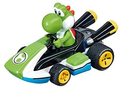 Carrera 64035 Mario Kart  Yoshi 143 Scale Analog Slot car Vehicle for GO Electric and Battery Slot car Racing Track - Image 1