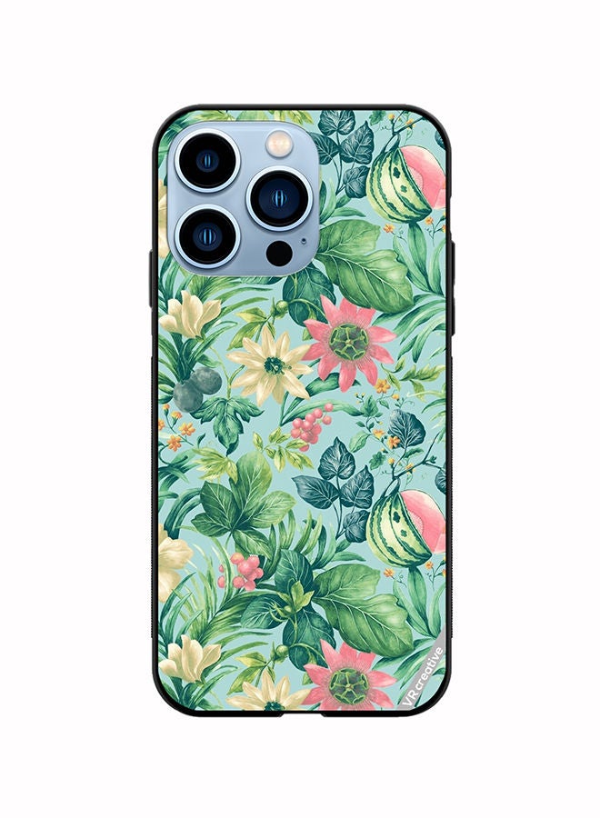 VR CREATIVE Protective Case Cover For Apple iPhone 14 Pro Sunfloweia Design Multicolour - Image 1