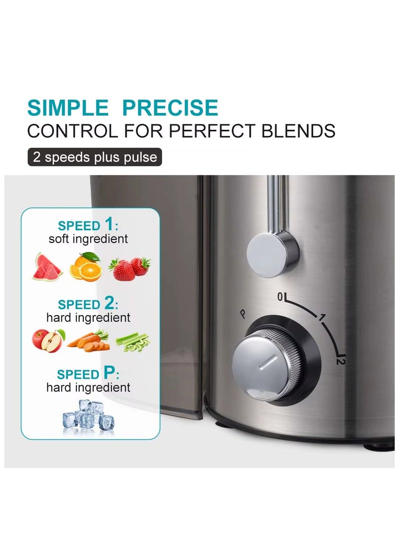 ويننج ستار عصارة  فواكه/ سرعتان / 800 مل/ 400 وات - Image 4