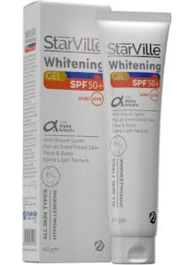 StarVille Whitening Face & Body Gel SPF50+- 60g