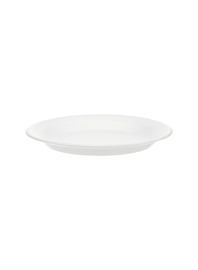SNH Packing Packing Foam Plate White 9 inch Disposable, Tableware, Birthday Parties, Office, Home Events, Camping - 25 Pieces. - Image 2