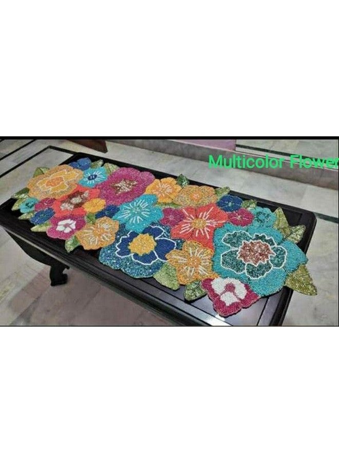 AIVIK Multicolored Beaded Dinning/Centre Table Runner 13*36 - Image 2