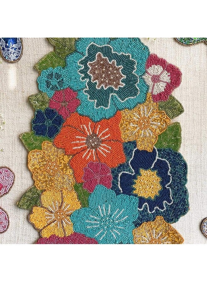 AIVIK Multicolored Beaded Dinning/Centre Table Runner 13*36 - Image 3