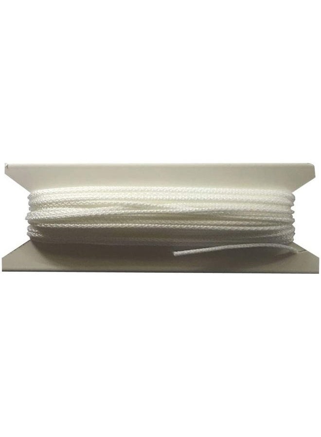 N C MORIN 2.0mm White Vertical Blind Track Cord - String (100 feet) - Image 1