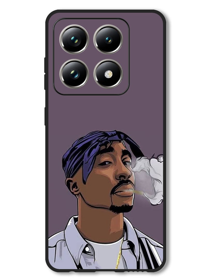 Theodor Case Compatible with Xiaomi 14T Protection Shockproof Bumper Cover Tupac - Image 1