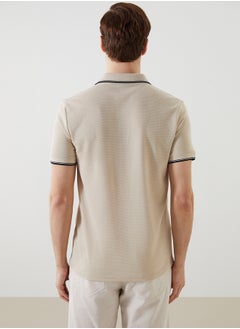 LC WAIKIKI Polo Neck Short Sleeve Combed Cotton Men's T-Shirt  - Image 4