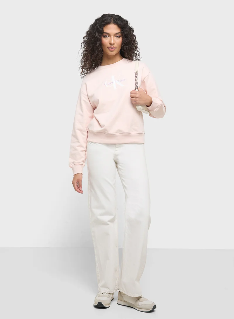 Calvin Klein Jeans Logo Crew Neck Sweatshirt