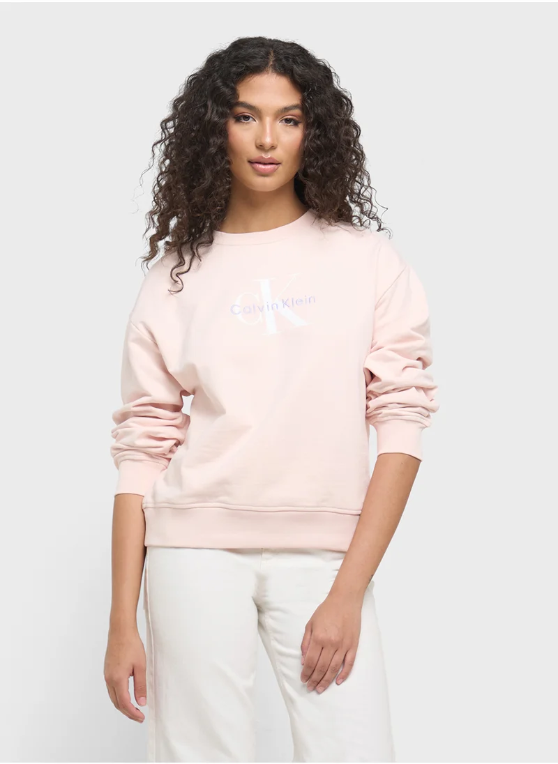 Calvin Klein Jeans Logo Crew Neck Sweatshirt