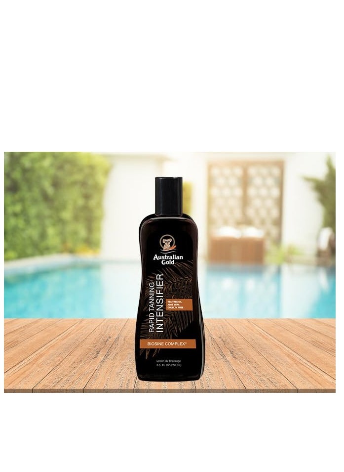 Australian Gold Australian Gold Rapid Tanning Intensifier Lotion, 8.5 Fl Oz, with Tea Tree Oil, Aloe Vera and Vitamin E (2 Pack)  - Image 2
