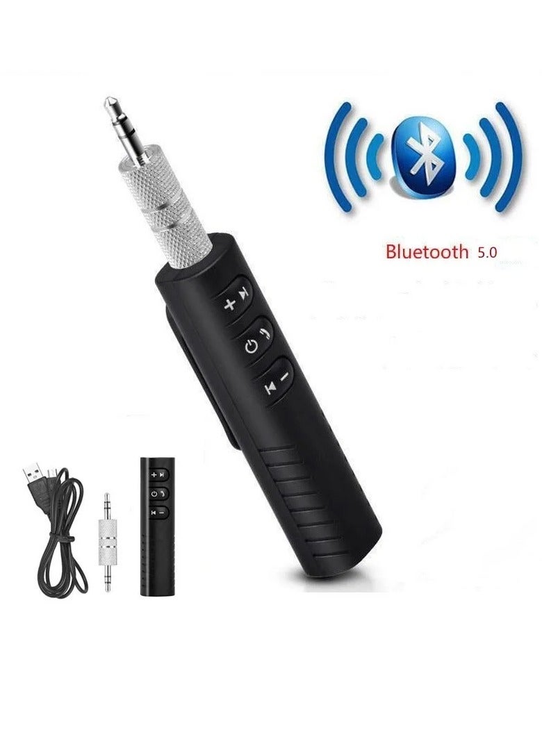 AROAQ Wireless Bluetooth Receiver Adapter, 3.5mm Jack Stereo Bluetooth Audio Music Receiver, Lightweight And Durable Car Music Audio Aux Compatible With All Android, IOS And IOS Devices - Image 1