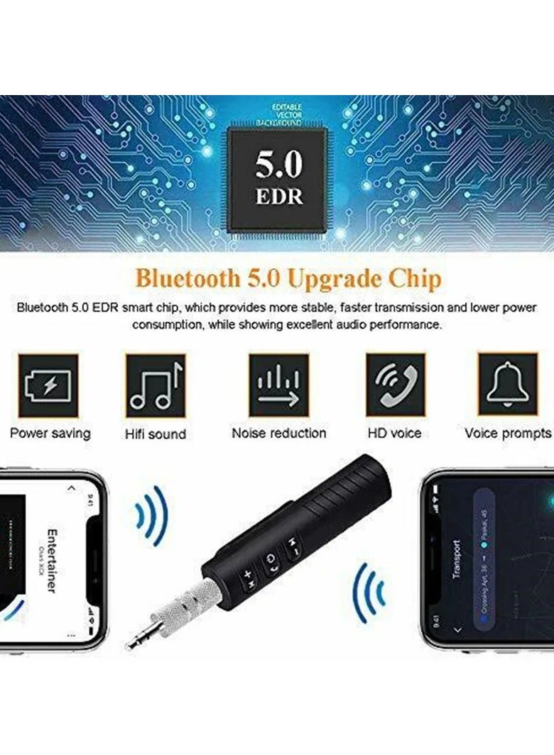 AROAQ Wireless Bluetooth Receiver Adapter, 3.5mm Jack Stereo Bluetooth Audio Music Receiver, Lightweight And Durable Car Music Audio Aux Compatible With All Android, IOS And IOS Devices - Image 2