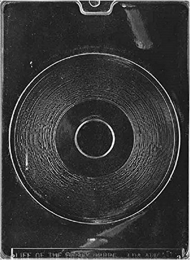 Grandmama's Goodies M001 Plain Record Lp Vinyl Chocolate Candy Soap Mold With Exclusive Molding Instructions  - Image 2