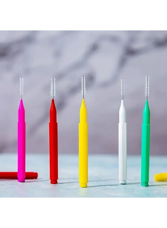 Nylon I Type Interdental Brushes 20pcs Portable Ortho Gap Toothpick - Image 5