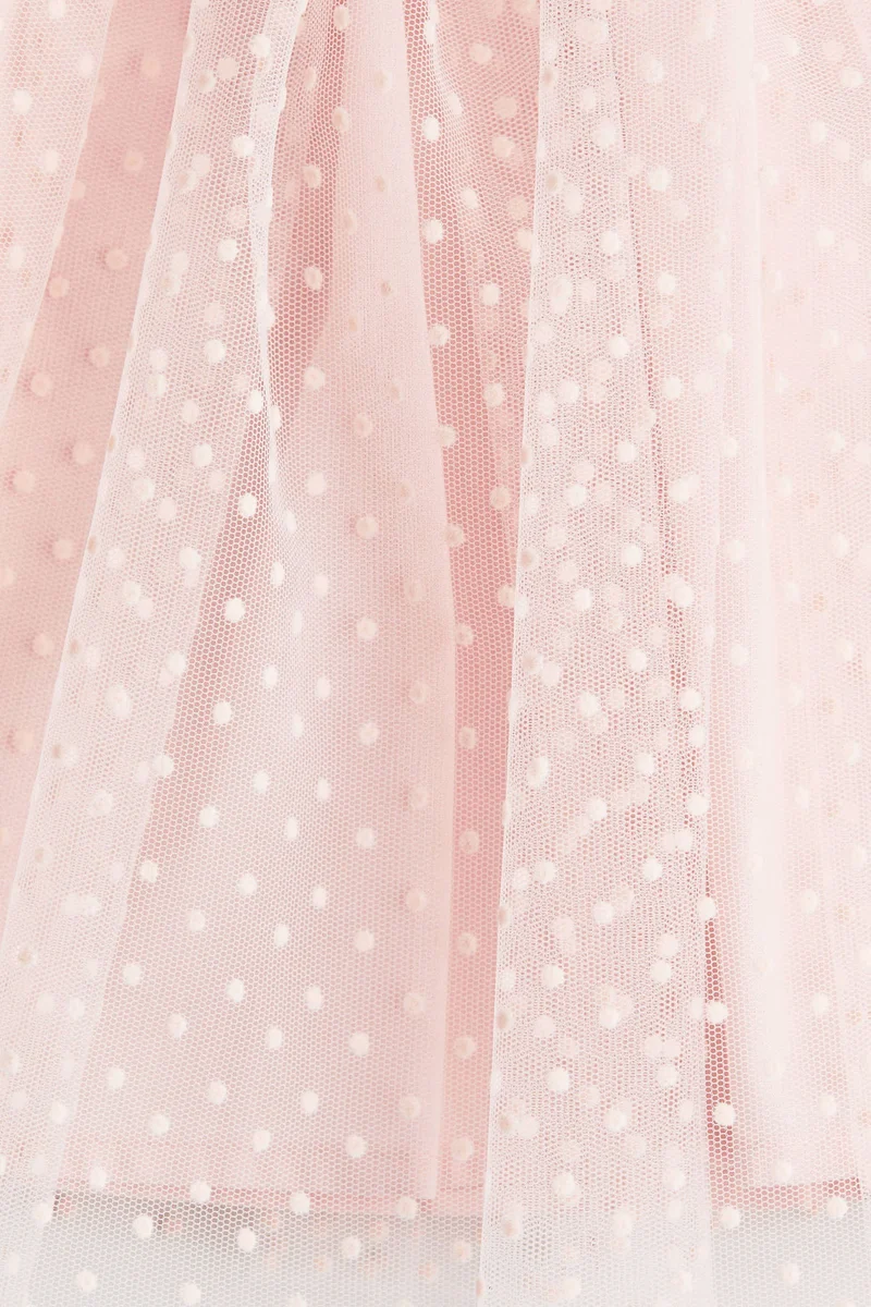 H&M Flock-print tulle skirt