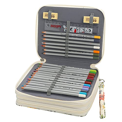 Lbxgap Portable Colored Pencil Case-72 Slots Colored Pencil Case Organizer with Zipper for Watercolor Pens or Markers, Pencil Case Organizer for Artist - Image 2