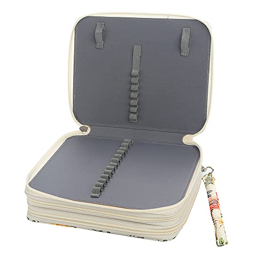 Lbxgap Portable Colored Pencil Case-72 Slots Colored Pencil Case Organizer with Zipper for Watercolor Pens or Markers, Pencil Case Organizer for Artist - Image 4
