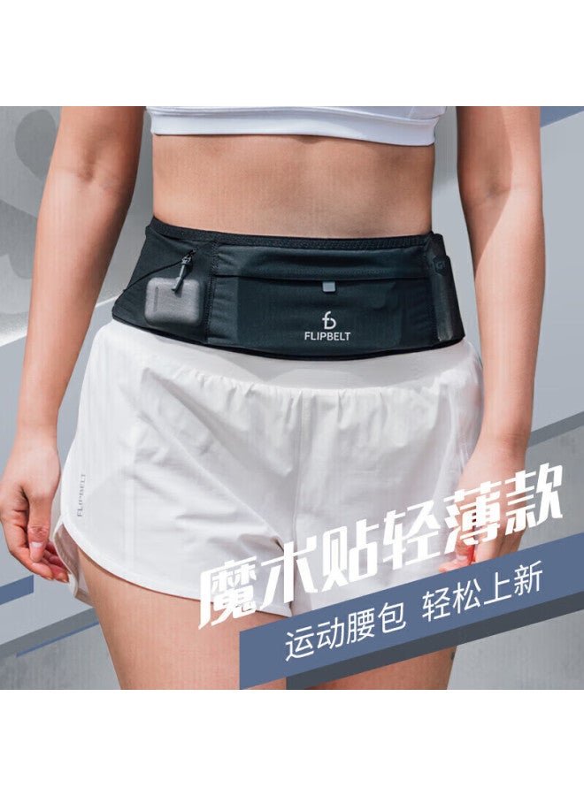 فليب بلت Flipbelt Air Waist Pack، حزام خصر خارجي متعدد الوظائف، للرجال والنساء، معدات اللياقة البدنية والماراثون، غير مرئي، Porcupine Green، Xxs-m - Image 4