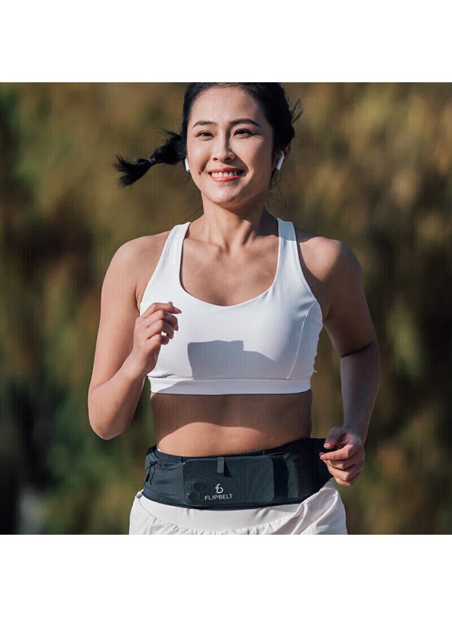 فليب بلت Flipbelt Air Waist Pack، حزام خصر خارجي متعدد الوظائف، للرجال والنساء، معدات اللياقة البدنية والماراثون، غير مرئي، Porcupine Green، Xxs-m - Image 2
