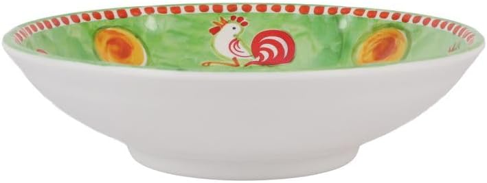 Vietri Vietri Melamine Campagna Gallina Unbreakable Pasta Bowl 875 Plastic Soup Salad Spaghetti Server  - Image 1