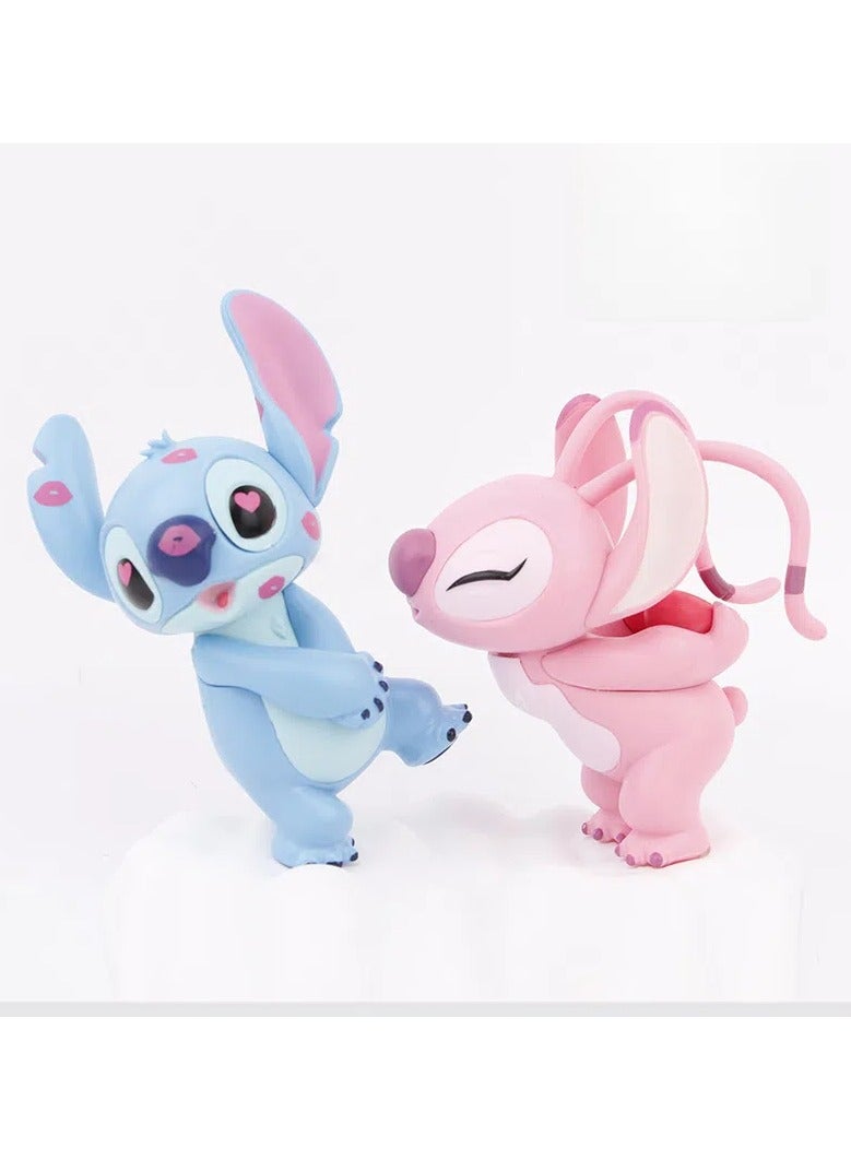 عام مجموعة مكونة من قطعتين تتضمن تماثيل صغيرة للشيبز الوليد في الفضاء. هذه الأعمال المصنعة بكل دقّة هي نماذج رائعة للزينة في الغرفة، وهي خيار رائع لهدايا عيد الميلاد وعرضها في السيارة. - Image 1