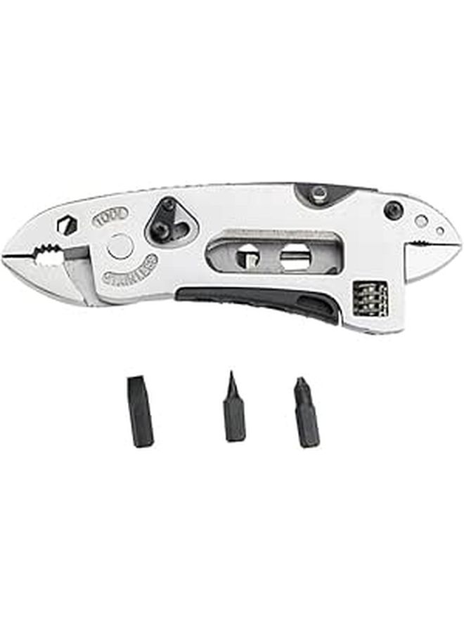 Multifunctional Stainless Steel Pliers Set With Adjustable Wrench Wire Cutter Screwdriver For Camping Fishing DIY - Image 1