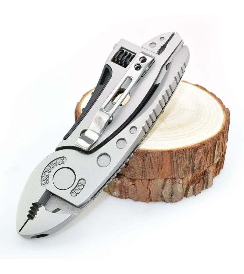 Multifunctional Stainless Steel Pliers Set With Adjustable Wrench Wire Cutter Screwdriver For Camping Fishing DIY - Image 5