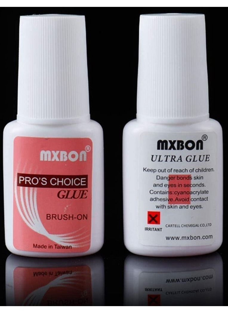 MXBON - Mxbon Professional 7g Nail Glue , Manicure & Pedicure Nail Design Glue(2 pc) - Image 1