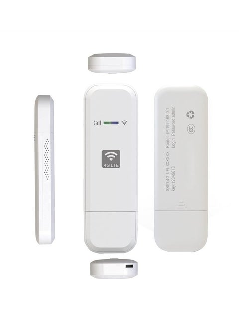 WiFi Modem Dongle, Connectivity with 4G LTE USB WiFi Modem - Internet Hotspot for Desktops, Laptops, and PCs. Car WiFi Mini Wireless Router with SIM Card Slot for On-the-Go Connectivity