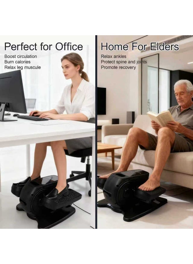 Maston MST-K50 Under Desk Elliptical Machine, Forward & Reverse Direction, Electric Seated Pedal Exerciser, Mini Ellipse Leg Exerciser with Remoter, 12 Level Speeds, Manual & Auto Mode for Home & Office - Image 2