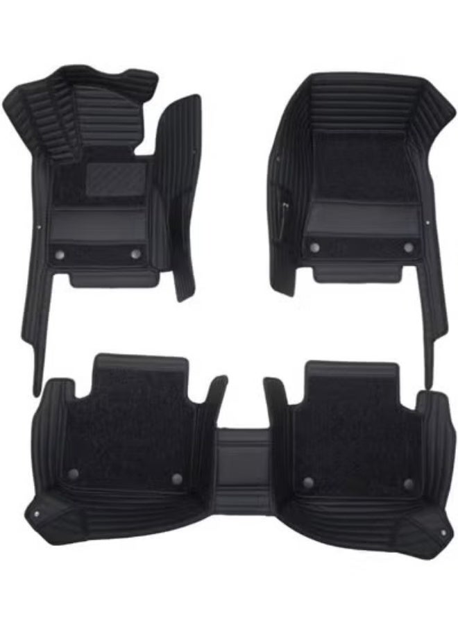 9D Premium Leather Car Mats for Hyundai Tucson 2024 – Dual-Layer Protection & Durable - Image 1