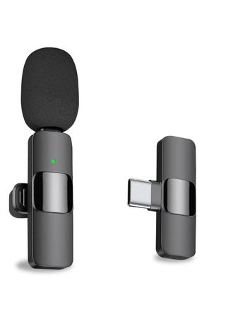 Professional Wireless Lavalier Lapel Microphone for Android Computer Cordless Omnidirectional Condenser Recording Mic with USB C Interface for Interview Video Podcast Vlog YouTube - pzsku/ZC4C4048E0FAE256E123AZ/45/_/1700476585/9d5c38b6-ac62-4f46-b162-a7bfcaa6d651