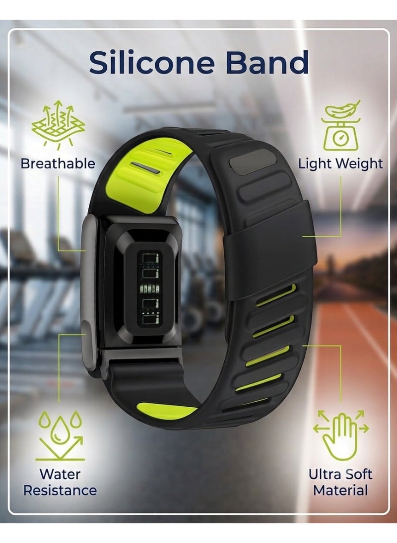 TEMPO SportFlex Silicone Strap for WHOOP 5.0 Life /MG – ECG Compatible, Waterproof & Sweatproof Band with U Shaped Connector - Premium Fitness Accessory | NOT for Gen 4 - Image 3