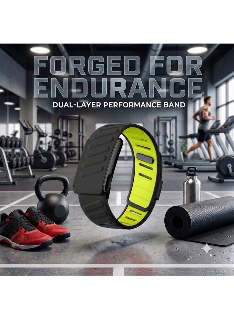 TEMPO SportFlex Silicone Strap for WHOOP 5.0 Life /MG – ECG Compatible, Waterproof & Sweatproof Band with U Shaped Connector - Premium Fitness Accessory | NOT for Gen 4 - Image 2