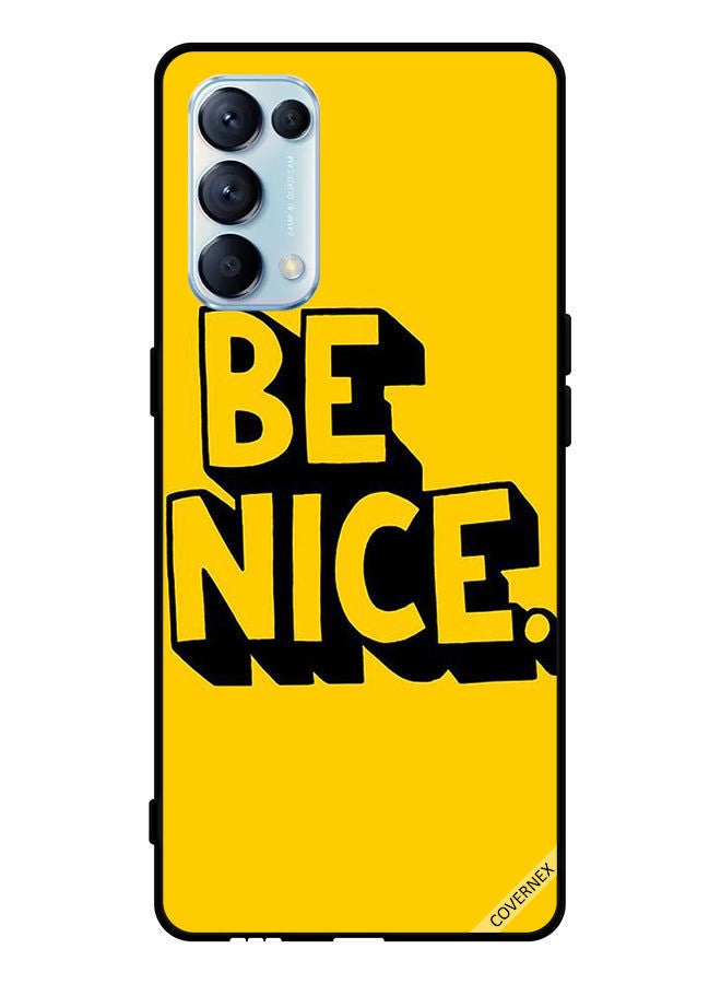 Covernex Protective Case Cover For Oppo Reno5 Pro 5G Be Nice Yellow - Image 1