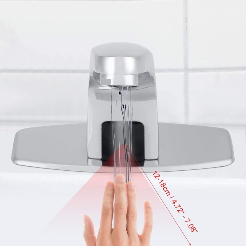 klarako Llave De Lavamanos para BañO Automatico, Sensor Water Faucet, Tap Water Tap with Control Box Bathtub and Shower Water Tap Sensor Tap - Image 3