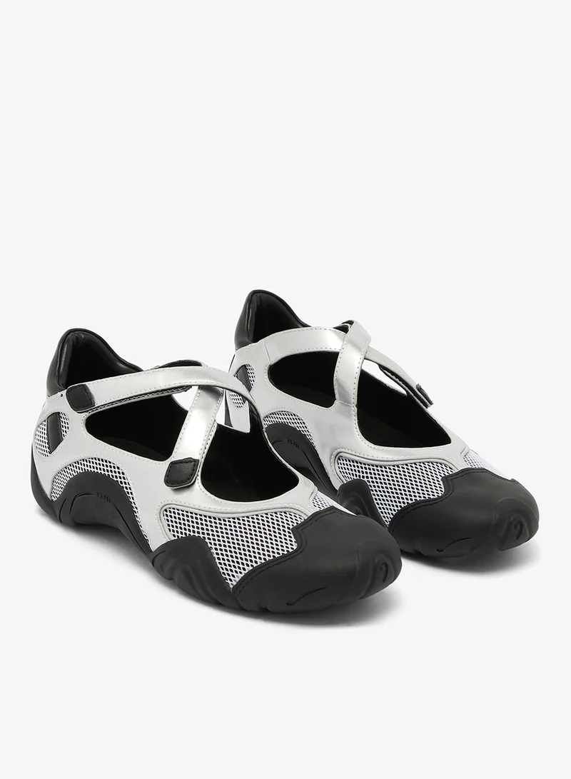 Jw Pei Caitlin Mesh Cut out Sneakers