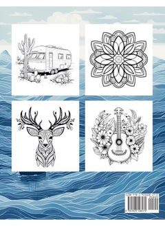 Aesthetic Minimalist Coloring Book: 50 Relaxing Coloring Pages for Adults and Teens  - Image 1
