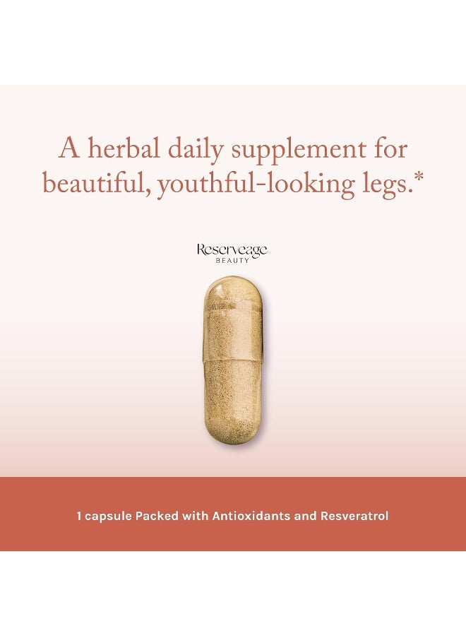 Reserveage Beautiful Legs Capsules | Helps Health, Veins & Circulation Support Supplement, 90 V-Capsules - Image 3