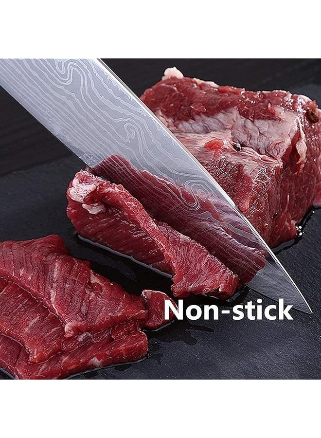 PROMASS Chef Knife 8 Inches German High Carbon Stainless Steel Ultra Sharp Professional Kitchen Knife with Ergonomic Handle and Sheath Cover  - Image 3